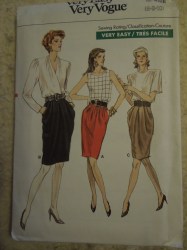7133 EZ VOG STRAIGHT SHORTER SKIRT PLTS OR NOT PATTERN 6-10